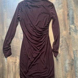 Burgundy/chocolate dress